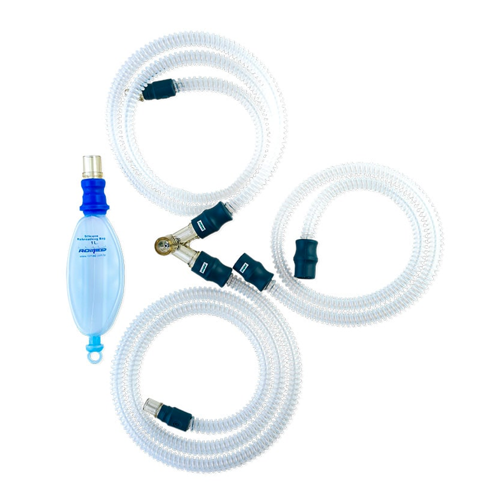 CIRCUITO SILICONE INF/NEO COMP.DRAGER MOD.FABIUS