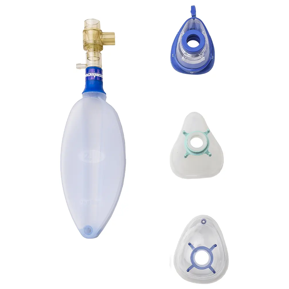 CIRCUITO ANESTESIA BARAKA 1/2L SILICONE C/ VÁLVULA UNIDIRECIONAL SEM MÁSCARA ROMED