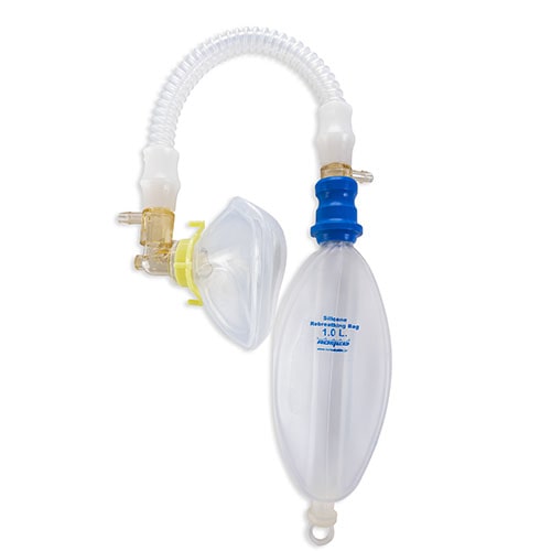 CIRCUITO ANESTESIA BARAKA 1L SILICONE C/ TRAQUEIA MÁSCARA 3 ROMED